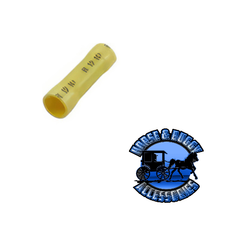 98005 12-10 AWG Vinyl Butt Connector, 100 Pcs. Tan