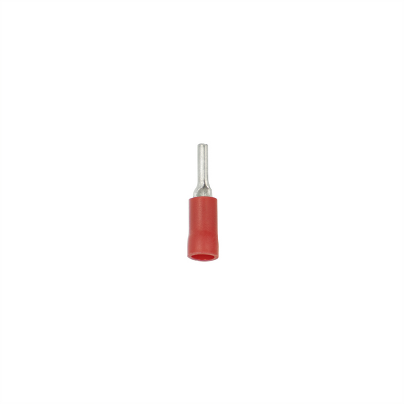 up-98048 22-18 AWG Vinyl Pin Terminal, 14 Pcs.