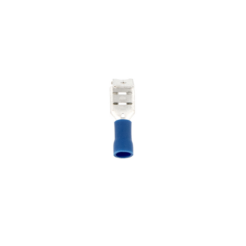 Terminal Piggyback de vinilo con lengüeta .250 de 16-14 AWG, 9 piezas.