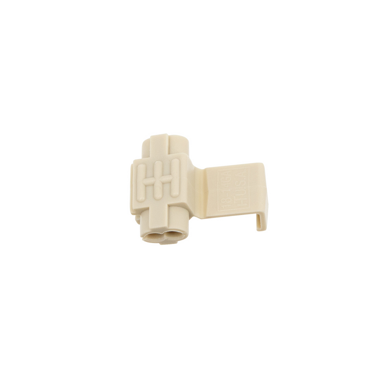 up-98101 18-14 AWG White Mid-Line Tap Connector w/ No Stop, 6 Pcs.