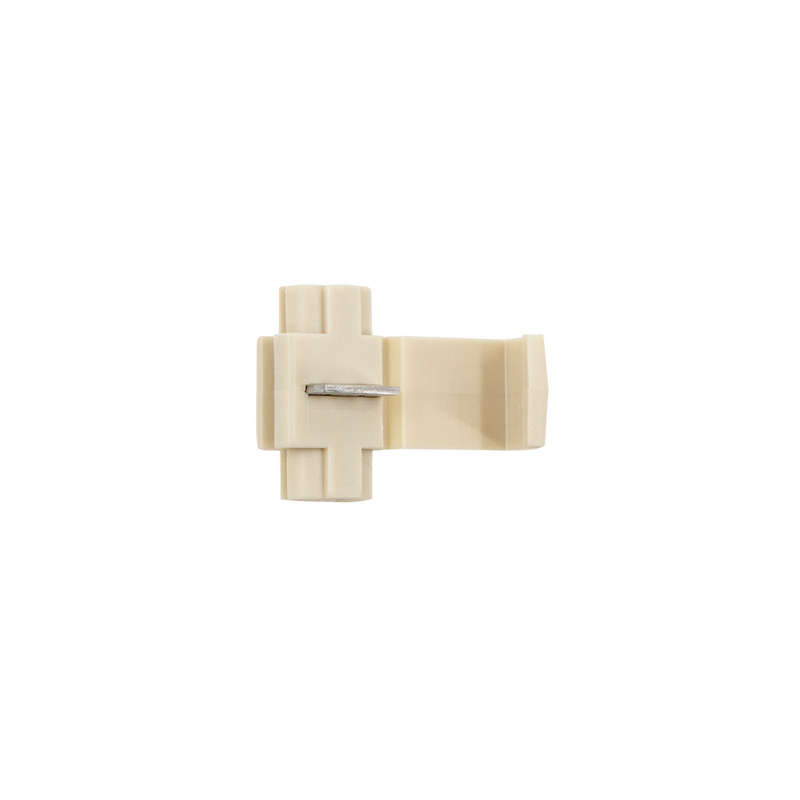 up-98101 18-14 AWG White Mid-Line Tap Connector w/ No Stop, 6 Pcs.