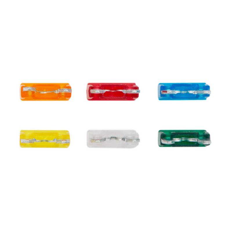 up-98112 Mini Fuse Kit 5,10,15,20,25,30 AMP Fuses, 6 Pcs.