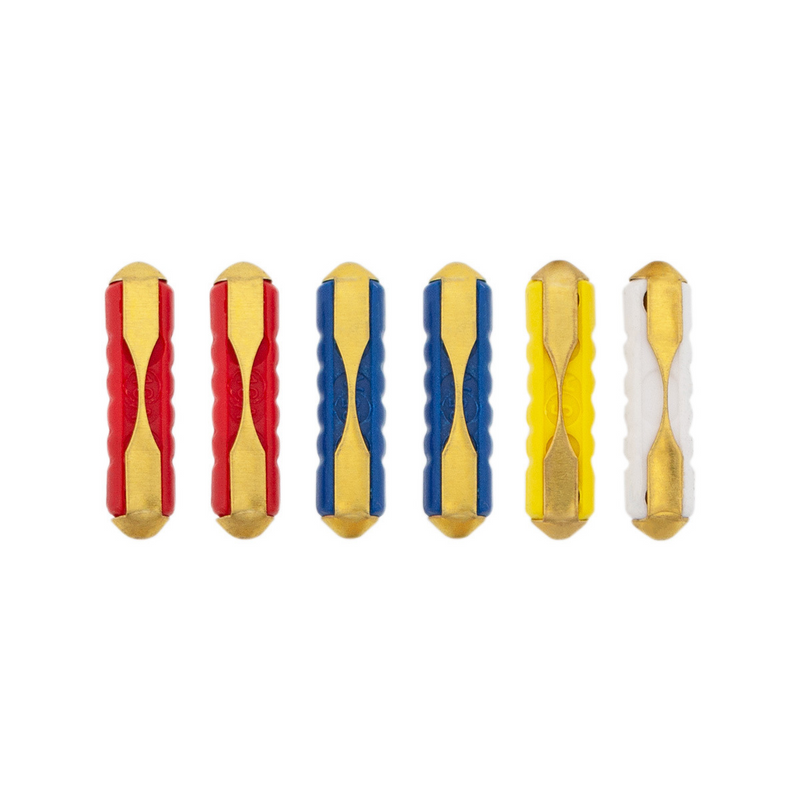 Kit de fusibles para vehículos alemanes, fusibles cerámicos GBC de 5,8,16,25 amperios, 6 unidades.