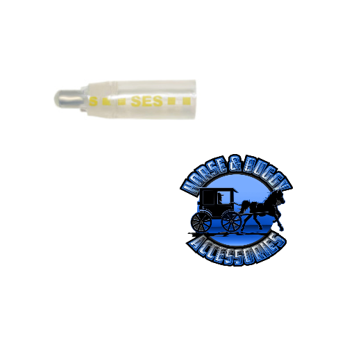 UP-98135 18-10 AWG CS Closed-End Heat Shrink Connector - Clear w/ Yellow Dash, 5 Pcs. Light Gray