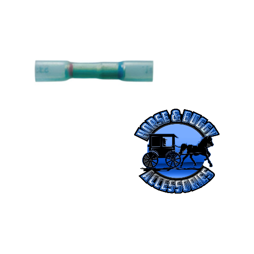 UP-98145 12-10 to 8 AWG CS Heat Shrink Step-Down Butt Connector - Pink, 10 Pcs. Steel Blue