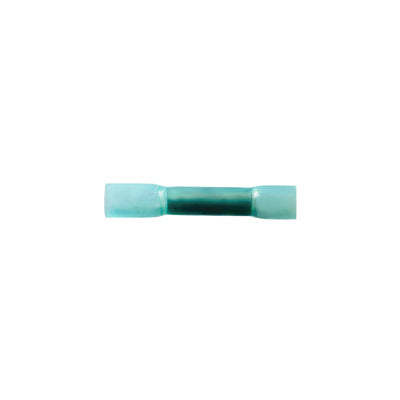 UP-98162 16-14 AWG CS Heat Shrink Butt Connector - Blue, 5 Pcs. Medium Aquamarine
