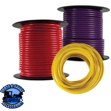 Saddle Brown UP-98226 Primary Wire - Rated 80 C 12 AWG, Red 12 Ft.