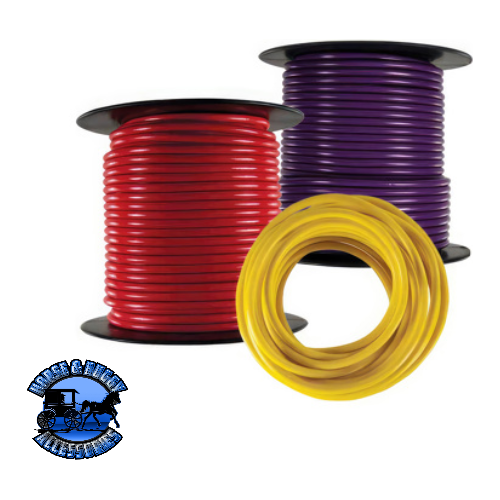 Saddle Brown UP-98226 Primary Wire - Rated 80 C 12 AWG, Red 12 Ft.