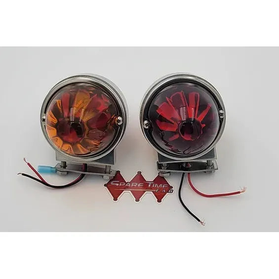 stf-kwhfbss KW W900 Front Watermelon Fender Light Bracket Set (sold in pairs) (Lights not included) watermelon Light Gray