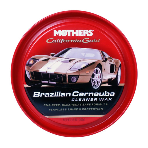 98275 12 OZ CALIFORNIA GOLD CLEANER AND PASTE WAX Firebrick