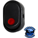 Black UP-98303 Red Illum Oval Rocker 16 Amp 12V On/Off 1/2" Dia. 1 Pc.