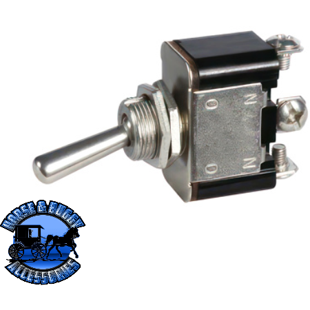 Dim Gray UP-98314 Heavy Duty Marine Toggle w/ 3 Screw Terminals 25 Amp 12V S.P.D.T On/Off 1 Pc.