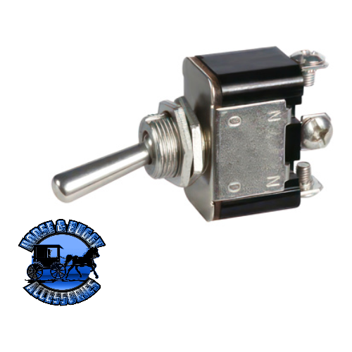 Dim Gray UP-98314 Heavy Duty Marine Toggle w/ 3 Screw Terminals 25 Amp 12V S.P.D.T On/Off 1 Pc.