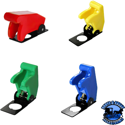 Dark Slate Gray Toggle Switch Position Indication Cover, 1 Pc. (Choose Color) Blue,Green,Red,Yellow