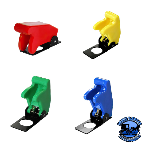 Dark Slate Gray Toggle Switch Position Indication Cover, 1 Pc. (Choose Color) Blue,Green,Red,Yellow