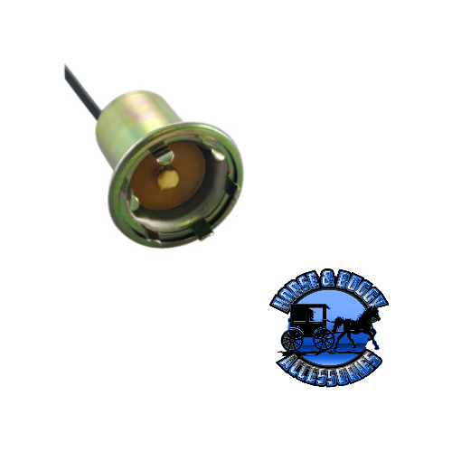 UP-98328 1-Wire Universal Single Contact License Plate & Instrument Panel 'Snap-In' Light Socket, 1 Pc. Dark Slate Gray