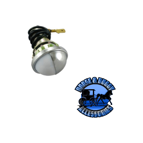 UP-98333 1-Wire w/ .250 Tab Universal Shielded Utility/License Plate Light, 1 Pc. Dark Slate Gray