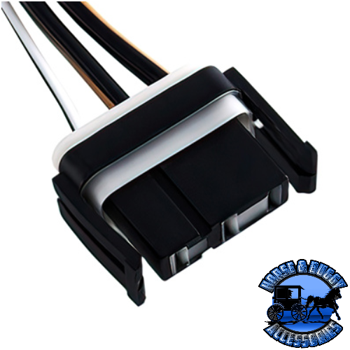 UP-98336 3-Wire Ford Alternator Repair Connector, 1981 - 1989, 1 Pc. Light Gray