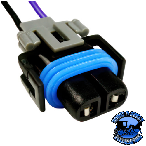 UP-98342 2-Wire GM & Ford Halogen Fog/Cornering Light & Speed Sensor Connector (Metri-Pack 280 Series) 1 Pc. Dark Gray