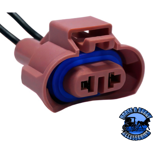 UP-98344 2-Wire Universal 880 Halogen Bulb Connector, 1 Pc. Dark Slate Gray