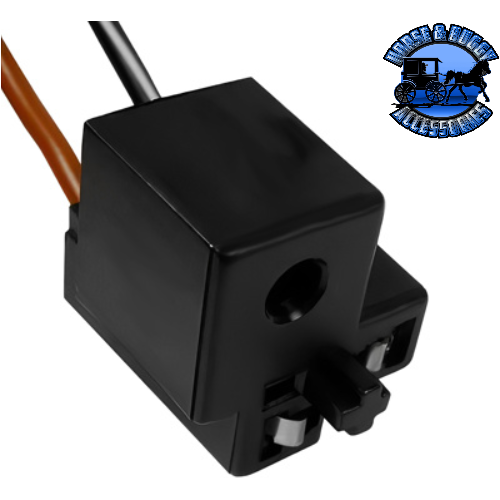 UP-98350 2-Wire GM 4703 Halogen Sealed Low Beam Mini-Bulb Headlight Connector, 1986 & Newer, 1 Pc. Black