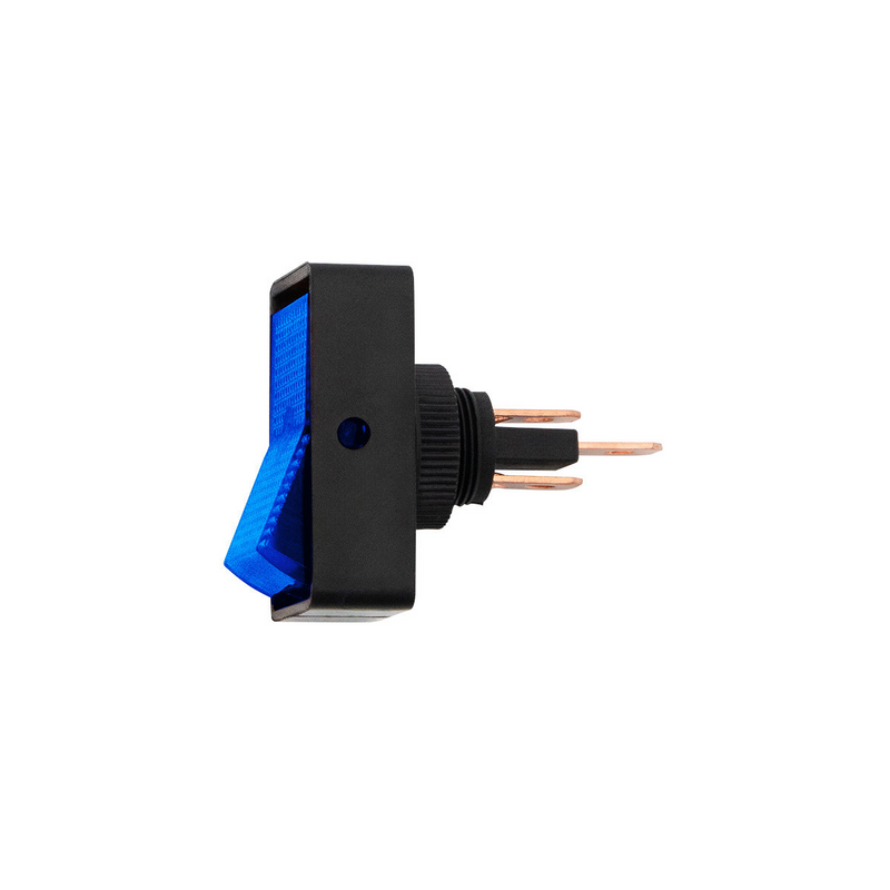 UP-98360 Blue Illum Jumbo Rocker 16 Amp 12V S.P.S.T. On/Off 1 Pc.
