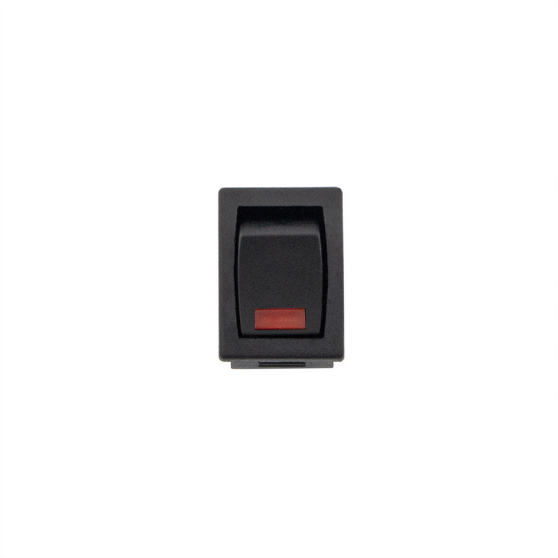 up-98369 Black Miniature LED Rocker 10 Amp 12V S.P.S.T. On/Off 1 Pc.