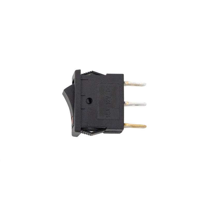 up-98369 Black Miniature LED Rocker 10 Amp 12V S.P.S.T. On/Off 1 Pc.
