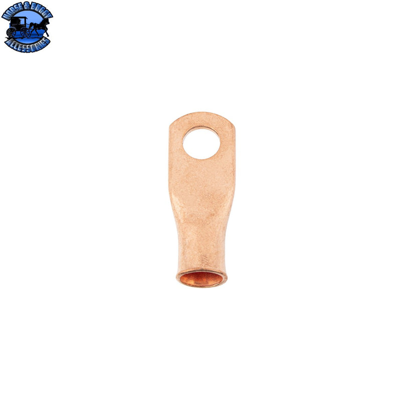 UP-98447 1/0 3/8" HD Seamless Tubular Copper Lug-Flared End 2 Pcs