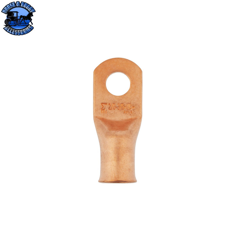 UP-98448 2/0 3/8" HD Seamless Tubular Copper Lug-Flared End 2 Pcs