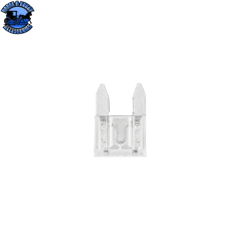 UP-98458 25 Amp Clear Mini Fuse (2-Pack)