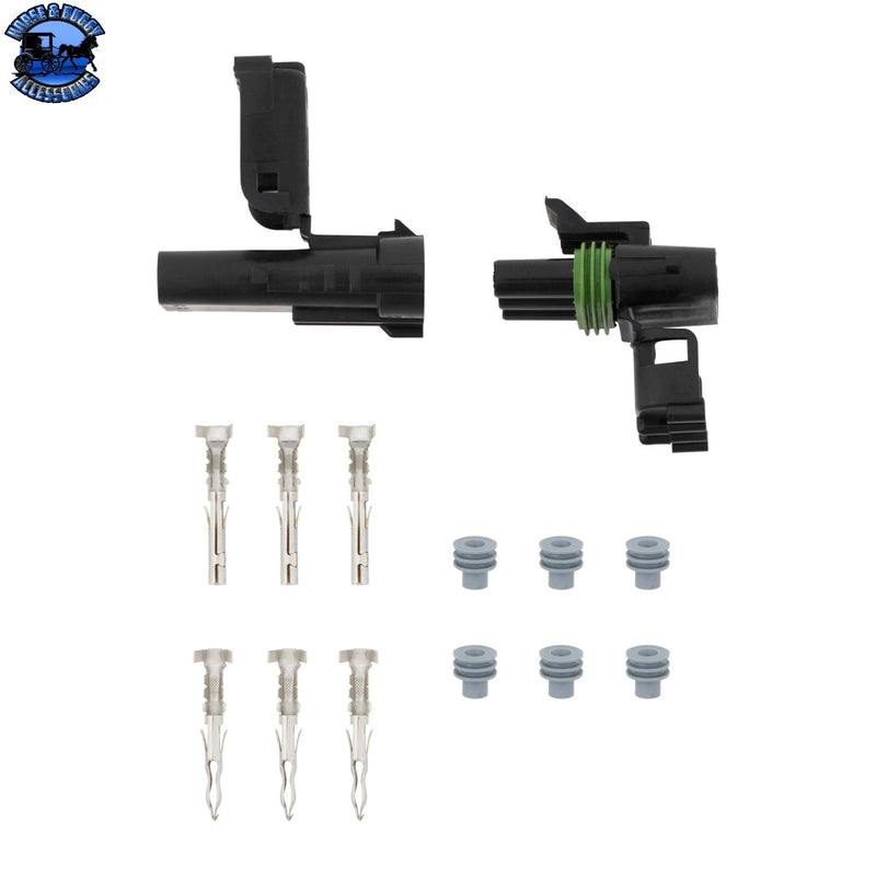 UP-98463 14-16 Three Cavity Weather Pak Connector Project Kit 1 Set