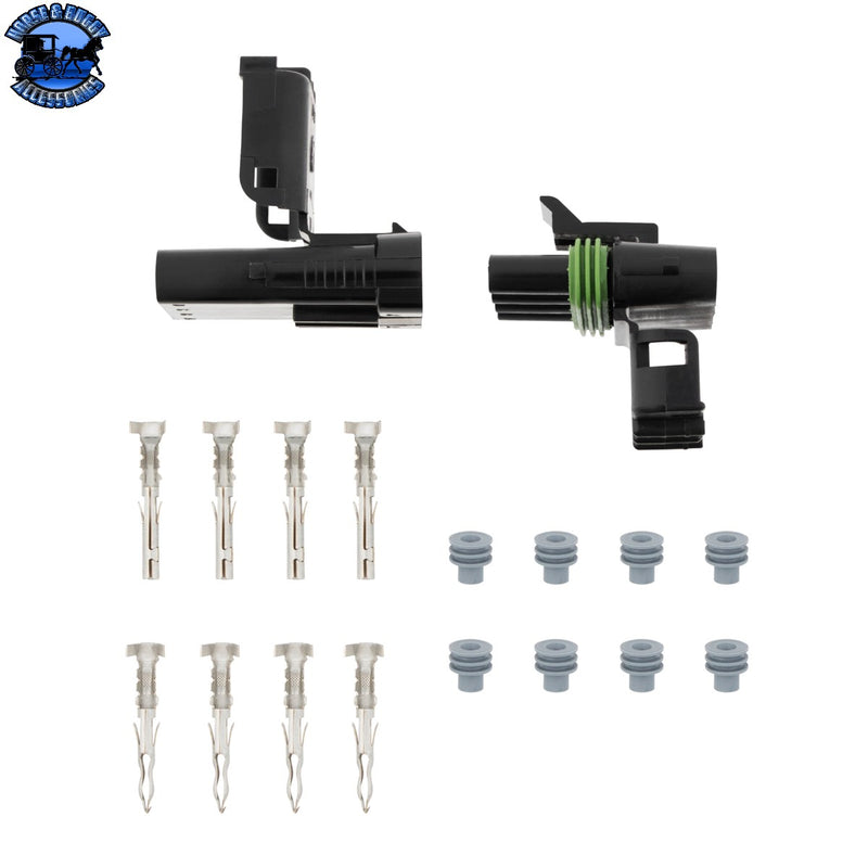 UP-98464 14-16 Four Cavity Weather Pack Connector Project Kit 1 Set