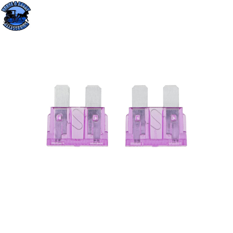 UP-98470 3 Amp Purple ATC/ATO Fuse (2-Pack)