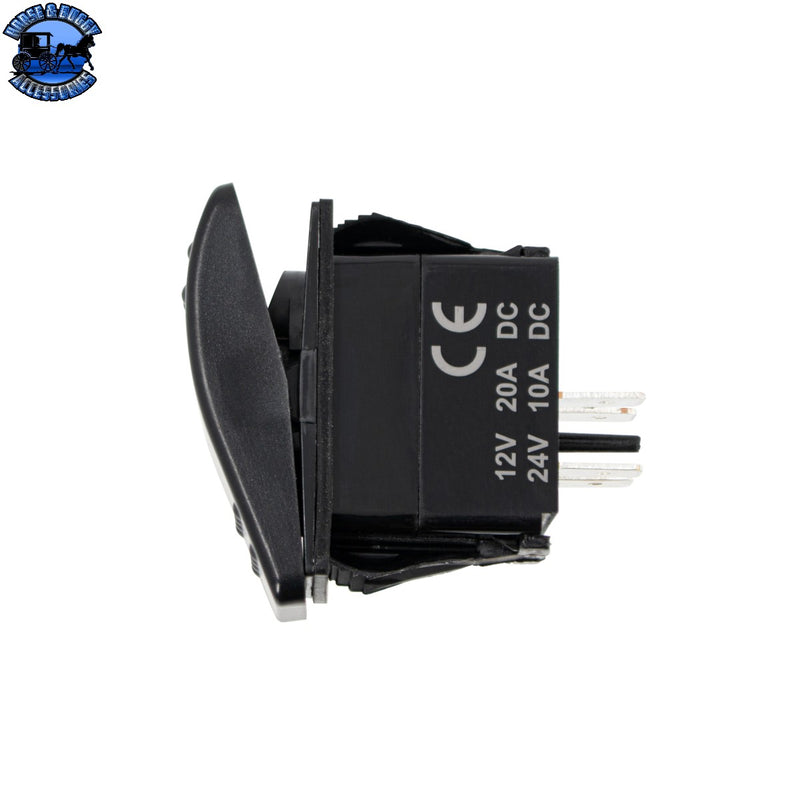 UP-98492 Black DPST Off/On Rocker Switch (Carling Style) 1 Pc