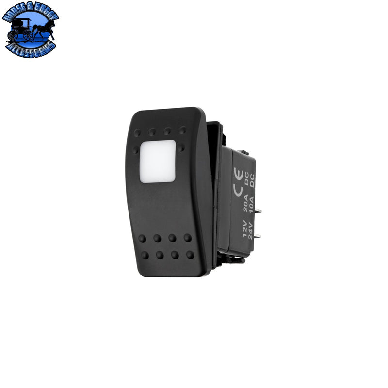 UP-98493 Red LED DPST Off/On Rocker Switch (Carling Style) 1 Pc