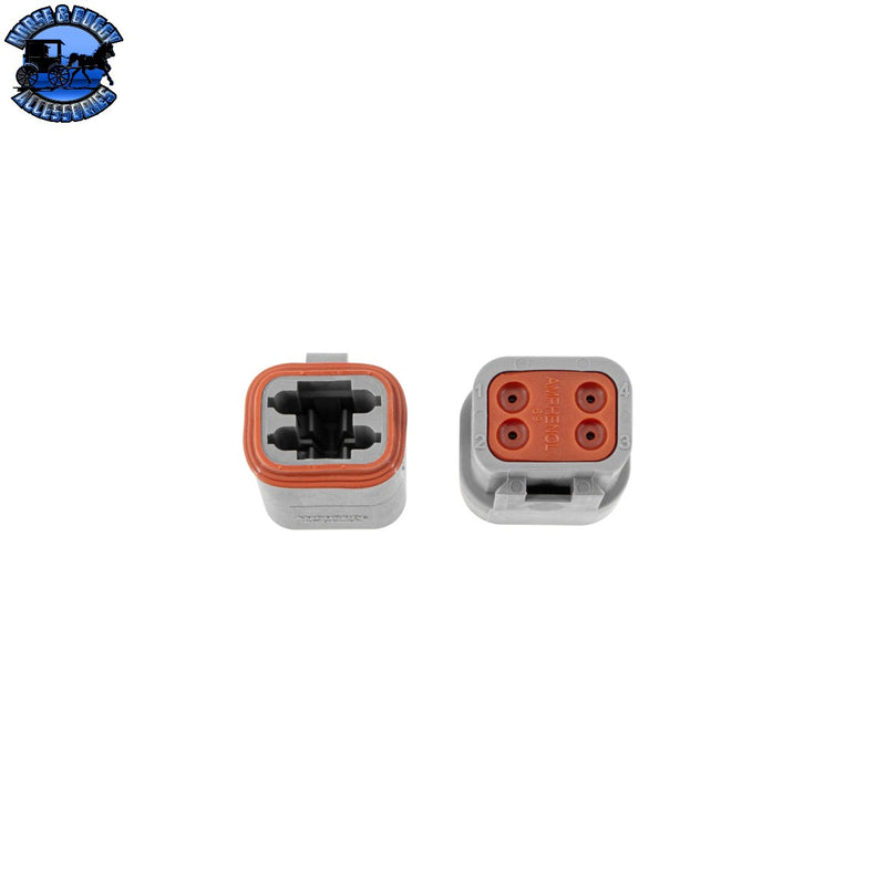 UP-98501 4-Wire Deutsch Style Amphenol AT Connector Project Kit 12Pcs