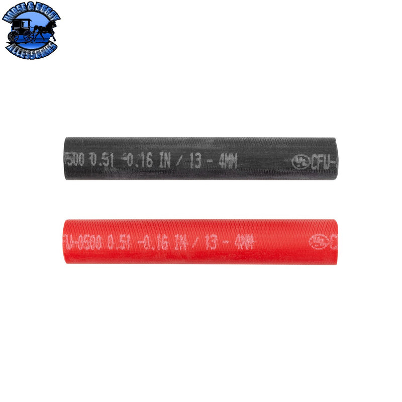 UP-98508 3/4" Red/Black 3:1 Heavy-Wall Adhesive Lined Heat Shrink Tubing (2) 4"Pc