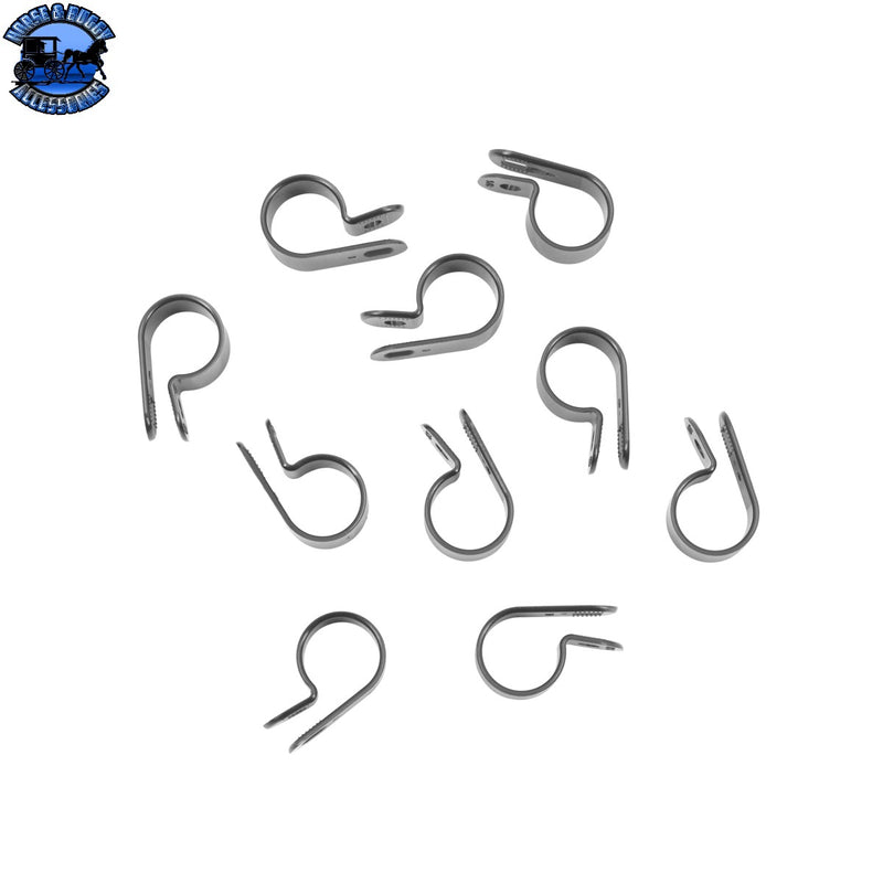 UP-98511 5/8" Black Nylon Cable Clamp (10-Pack)