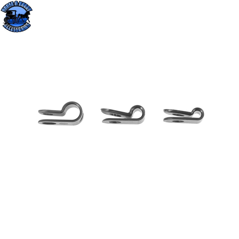 UP-98512 1/8, 3/16, 1/4 Nylon Clamp Assortment Black (18-Pack)