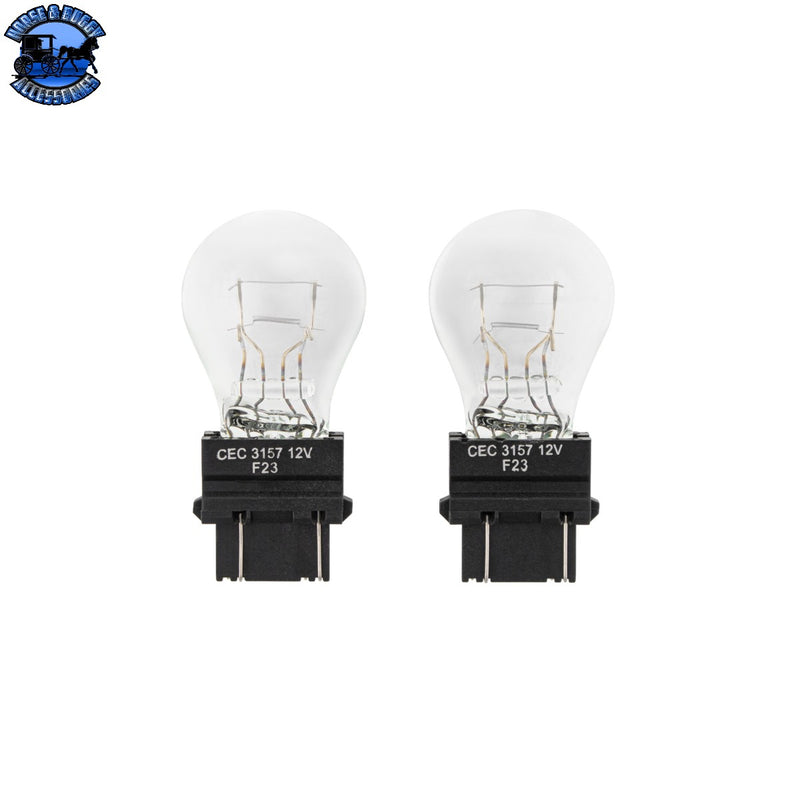 UP-98527 #3157 Incandescent Bulb, S-8 D.F. Wedge (W2.5X16Q)12.8/ 14V 2.10/ .59A 32/3CP(P27/7W)