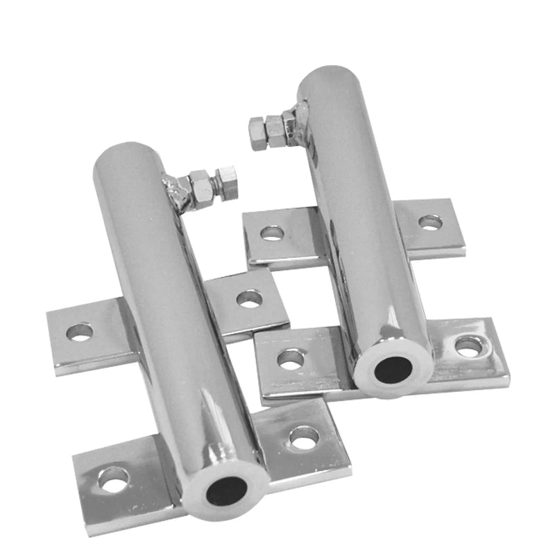 CR. STEEL WARNING FLAG HOLDER, 6-1/8" L Gray