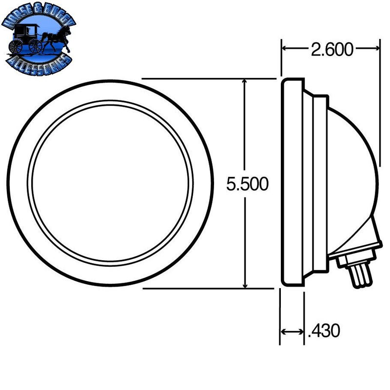 99010R3 40 SERIES CHMSL LENS W/HSNG., BULK