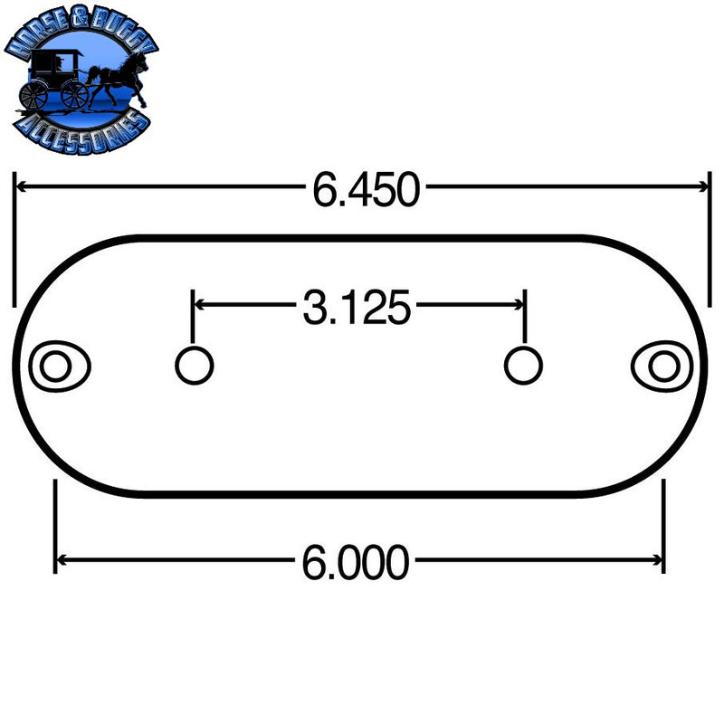99011R 60 SERIES OVAL TAIL LENS