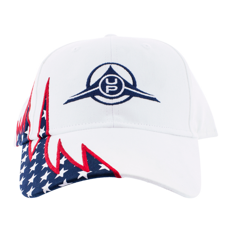 Bandera de Estados Unidos con logo de United Pacific Gorra