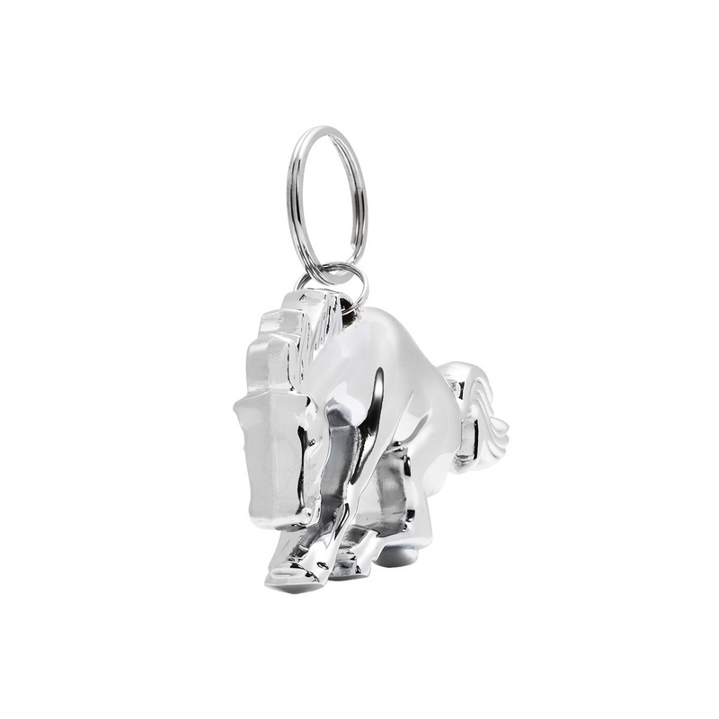 Chrome Bucking Horse Key Chain/Bottle Opener