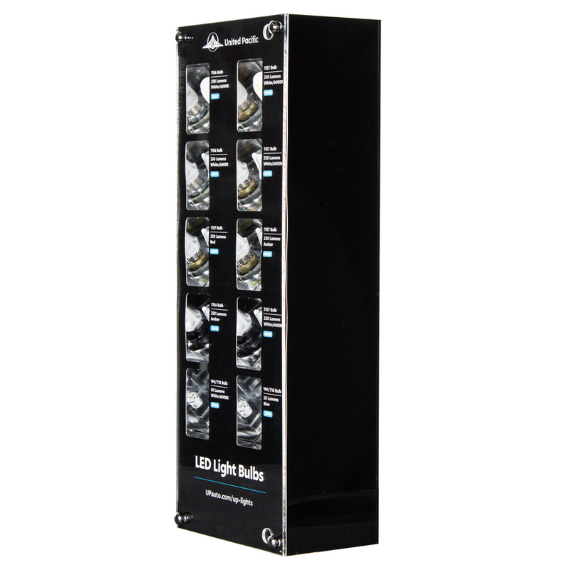United Pacific LED Bulbs Display