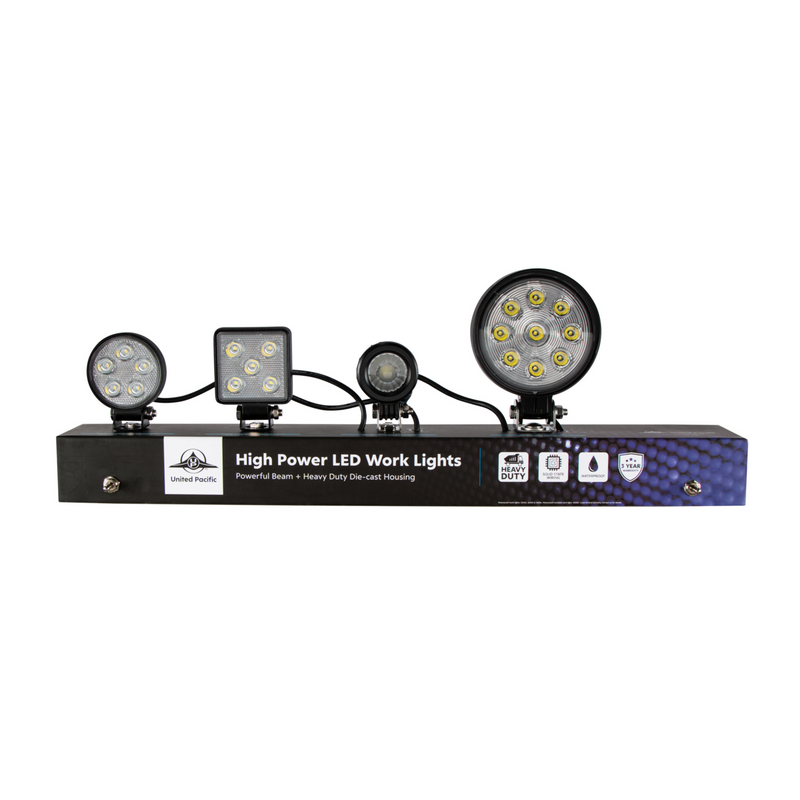 United Pacific Work Light Display With 36463, 36464, 36506, 36965