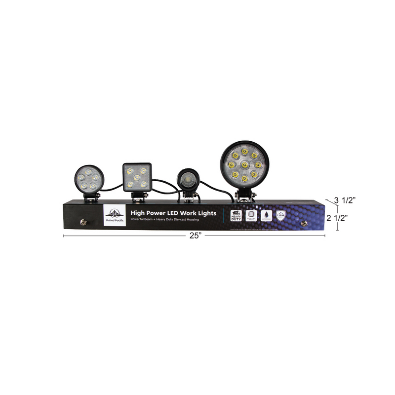 United Pacific Work Light Display With 36463, 36464, 36506, 36965