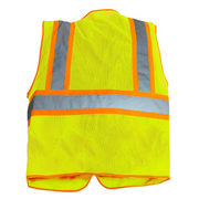 RigGear High Visibility Reflective Yellow Safety Vest-Medium